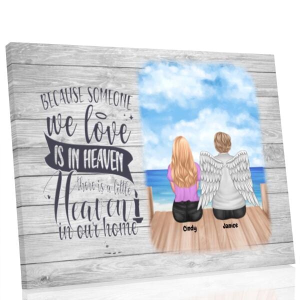 A Little Heaven In Our Home Canvas Print